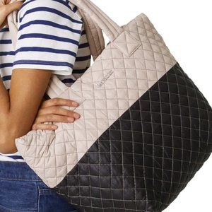 MZ Wallace Medium Metro Tote, Mushroom/Black